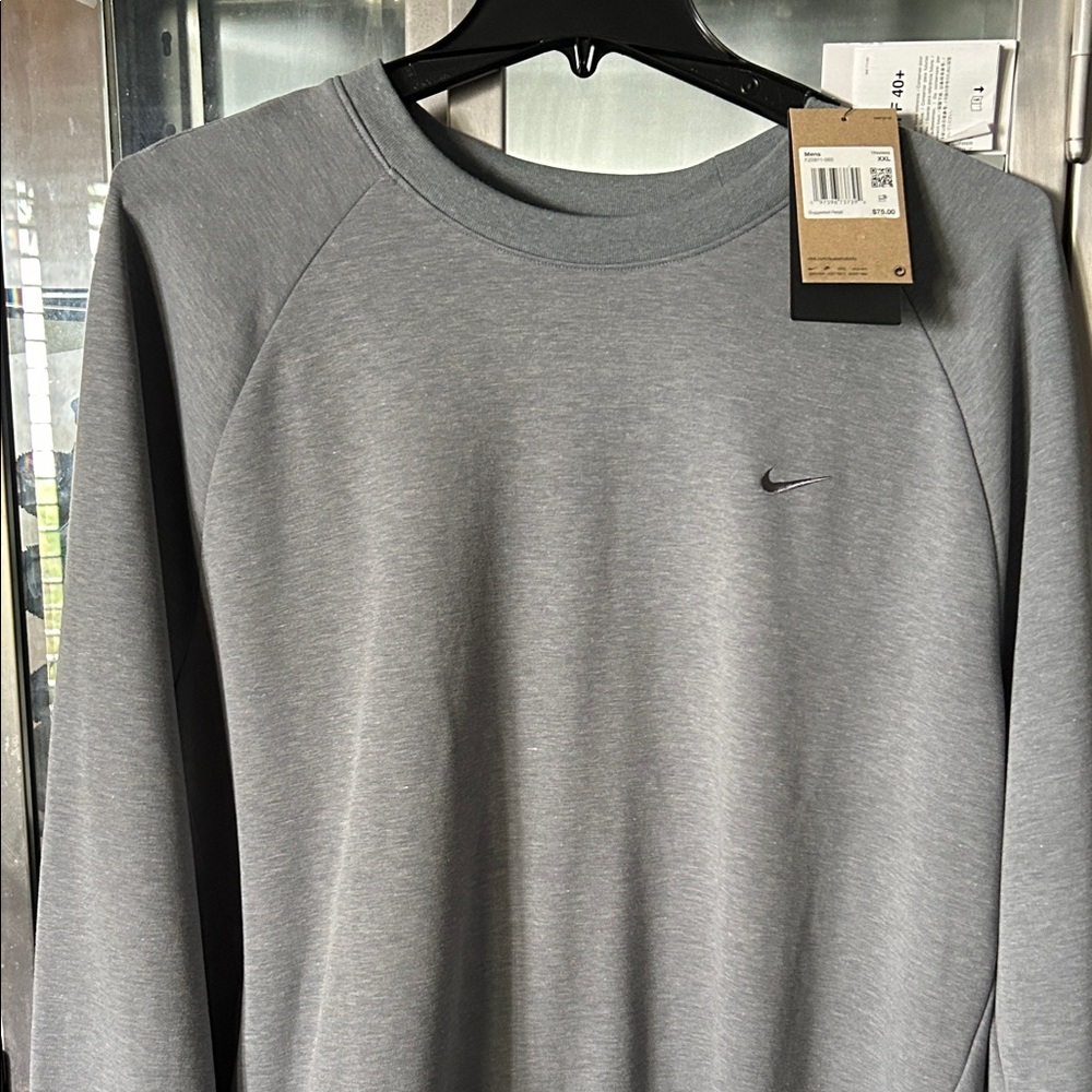 Nike Heather Gray Crewneck Sweatshirt